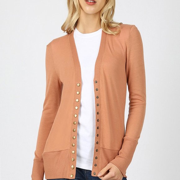 Zenana outfitters cardigan plus size Clearance